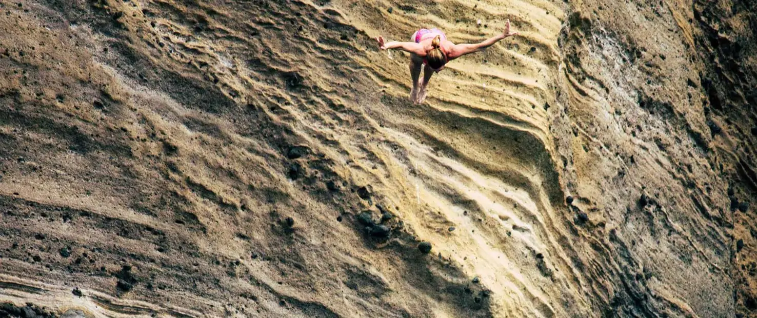 Cliff Diving Azores
